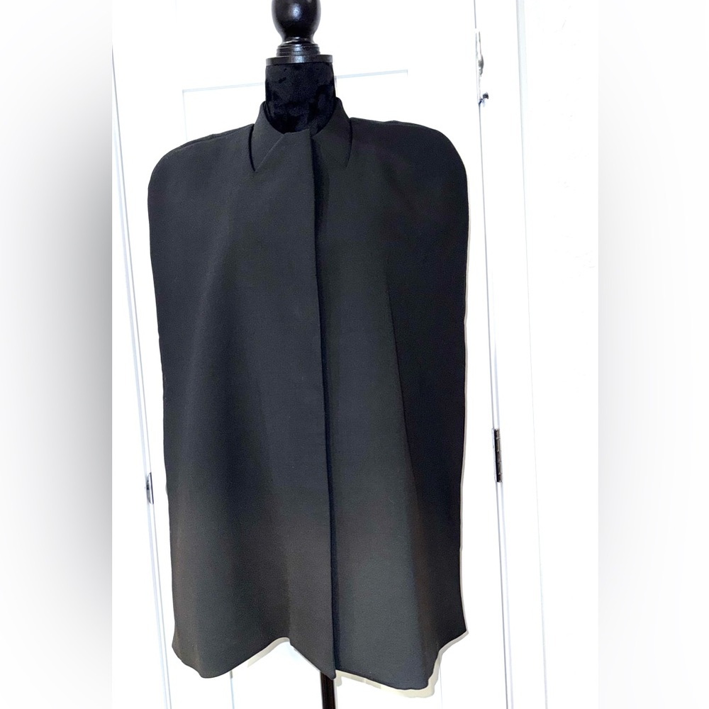Coperni Trompe l’oeil tailored black cape 6US - Picture 2 of 8